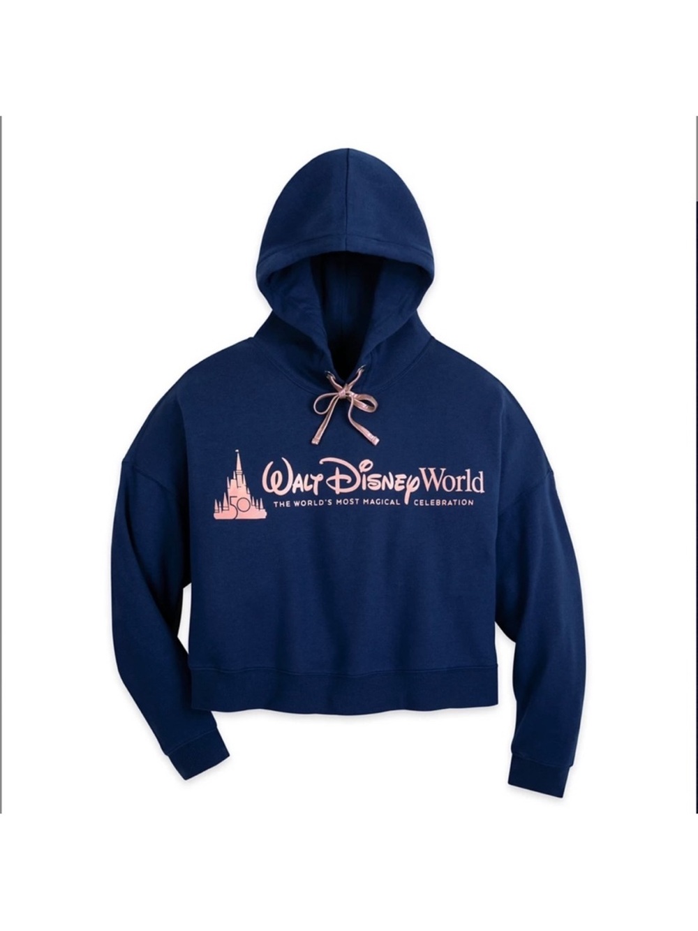 Walt Disney World 50th Anniversary cropped pullover hoodie S